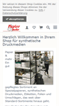 Mobile Screenshot of papier-und-mehr.de